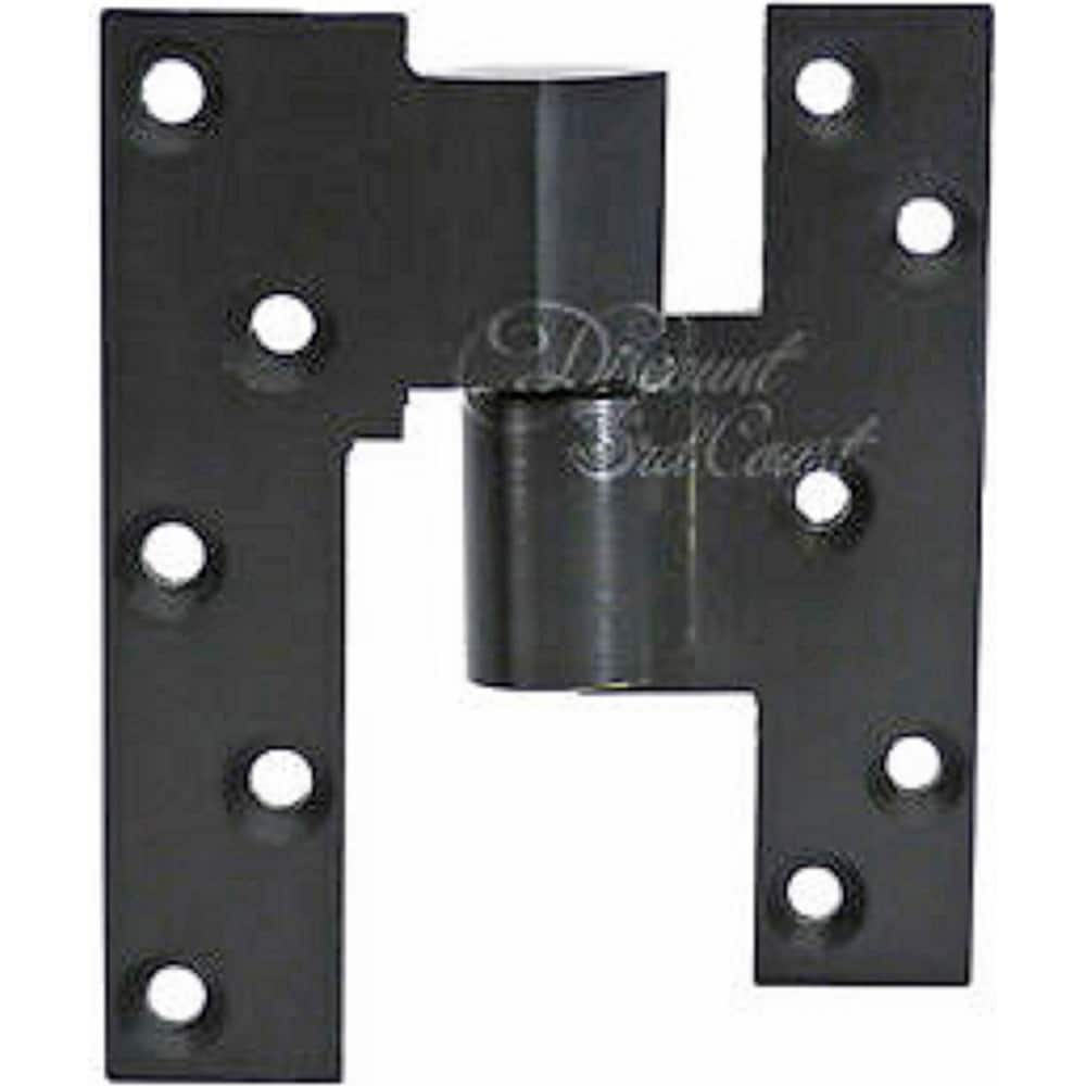 Rixson - Pivot Hinges; Finish/Coating: Oil Rubbed Bronze ; Material: Brass ; Type: Intermediate Regular Pivot ; Hand: Right Hand ; Leaf Height: 5 (Inch); Length (Inch): 4-1/4 - Exact Tool & Supply