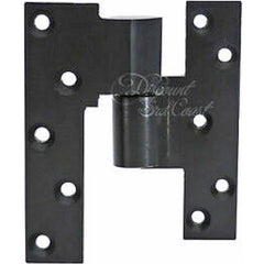Rixson - Pivot Hinges; Finish/Coating: Oil Rubbed Bronze ; Material: Brass ; Type: Intermediate Regular Pivot ; Hand: Right Hand ; Leaf Height: 5 (Inch); Length (Inch): 4-1/4 - Exact Tool & Supply
