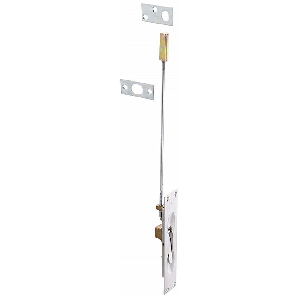 Rockwood - Slide Bolts; Length (Inch): 3 ; Width (Inch): 2 ; Finish/Coating: Satin Chrome - Exact Tool & Supply