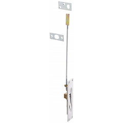 Rockwood - Slide Bolts; Length (Inch): 3 ; Width (Inch): 2 ; Finish/Coating: Satin Chrome - Exact Tool & Supply