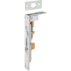 Rockwood - Slide Bolts; Length (Inch): 3 ; Width (Inch): 2 ; Finish/Coating: Satin Chrome - Exact Tool & Supply