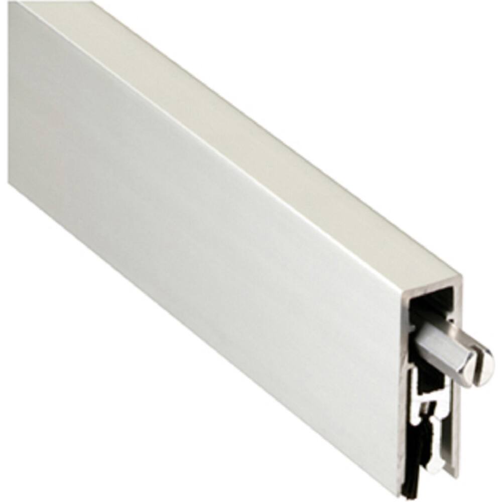 Pemko - Sweeps & Seals; Type: Non-Handed Surface and Semi-Mortise Automatic Door Bottom ; Width (Inch): 19/32 ; Finish/Coating: Clear Anodized Aluminum ; Material: 6063-T6 Extruded Tempered Aluminum ; Back Strip Brush Width (Inch): 2 ; Bristle Length (In - Exact Tool & Supply