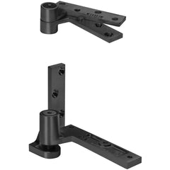 Rixson - Pivot Hinges; Finish/Coating: Oil Rubbed Bronze ; Material: Brass ; Type: Offset Regular Jamb Attached Pivot ; Hand: Left Hand ; Leaf Height: 4-1/4 (Inch); Length (Inch): 5-1/2 - Exact Tool & Supply
