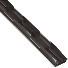 Pemko - Sweeps & Seals; Type: Notched Door Shoe ; Width (Inch): 1-3/16 ; Finish/Coating: Mill Finish Aluminum ; Material: 6063-T6 Aluminum Alloy and Temper Retainer ; Back Strip Brush Width (Inch): 6 ; Bristle Length (Inch): 12.0000 - Exact Tool & Supply