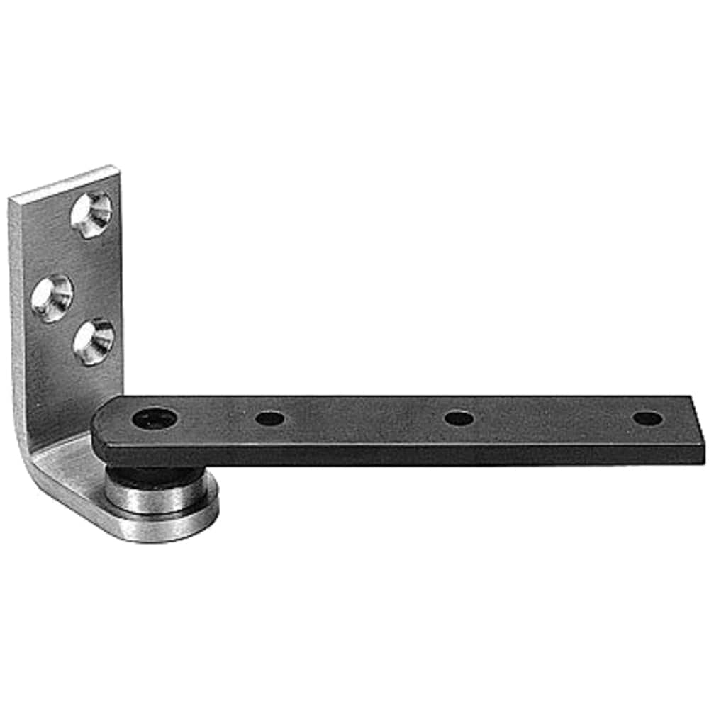 Rixson - Pivot Hinges; Finish/Coating: Satin Chrome ; Material: Brass ; Type: Center Hung Light-Duty/Light-Weight Jamb Attached Pivot ; Hand: Non-Handed ; Leaf Height: 5-9/32 (Inch); Length (Inch): 6-9/16 - Exact Tool & Supply