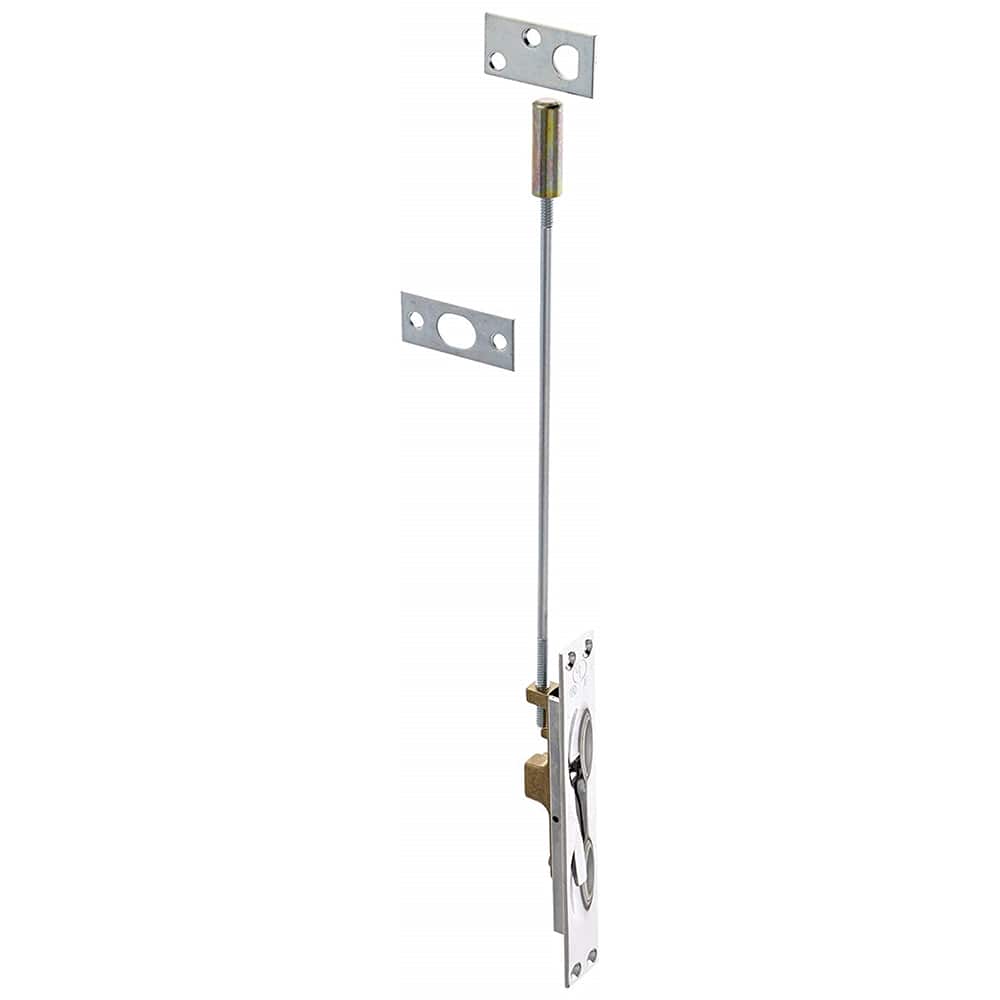 Rockwood - Slide Bolts; Length (Inch): 3 ; Width (Inch): 2 ; Finish/Coating: Bright Chrome - Exact Tool & Supply