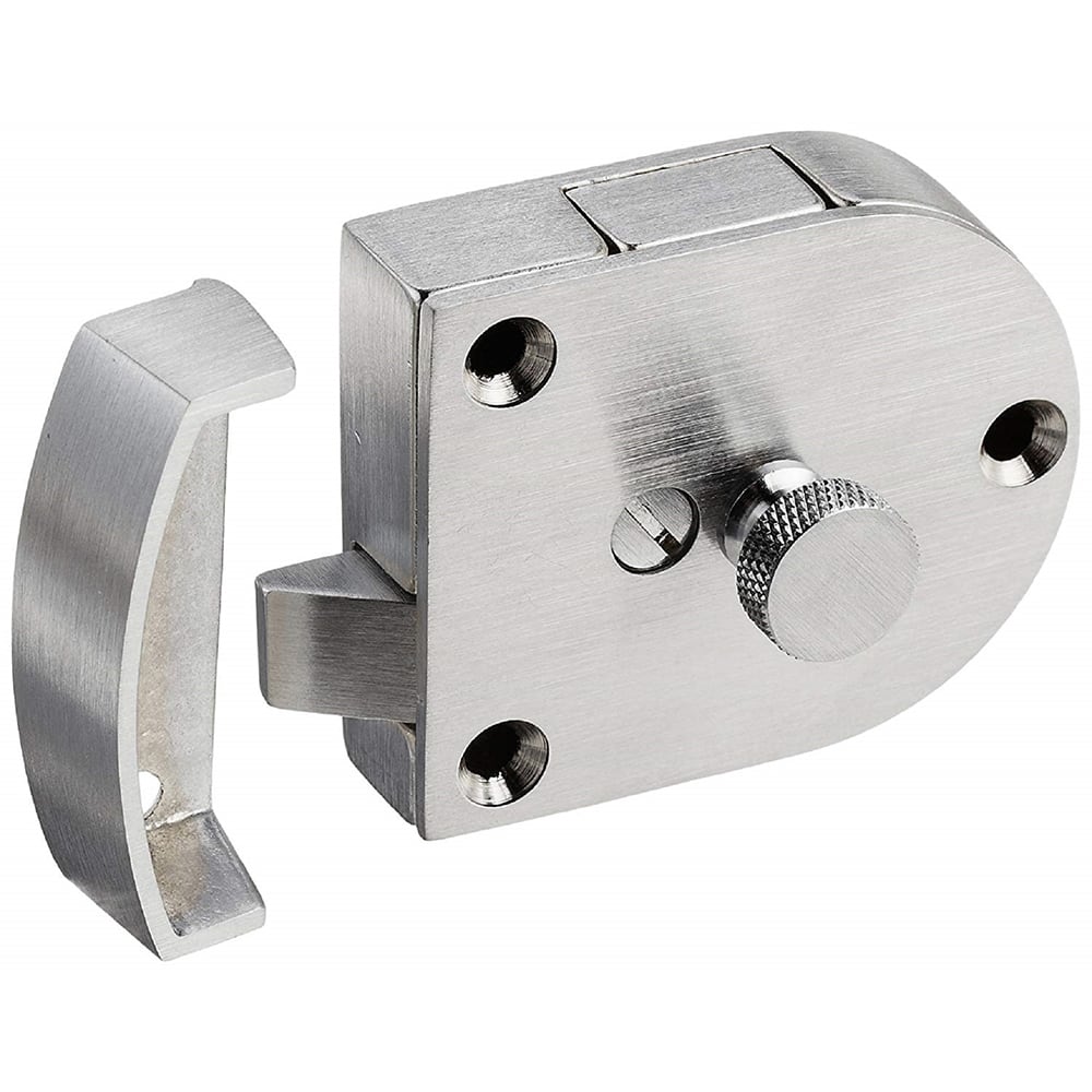 Rockwood - Door Guards; Type: Door Guard ; Finish/Coating: Satin Chrome - Exact Tool & Supply