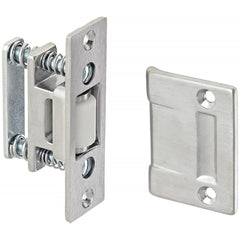 Rockwood - Catches; Length (Inch): 2 ; Height (Inch): 2 ; Width (Inch): 3 ; Finish/Coating: Satin Chrome ; Strike Length: 2-1/4 (Inch); Strike Width: 1-11/16 (Inch) - Exact Tool & Supply