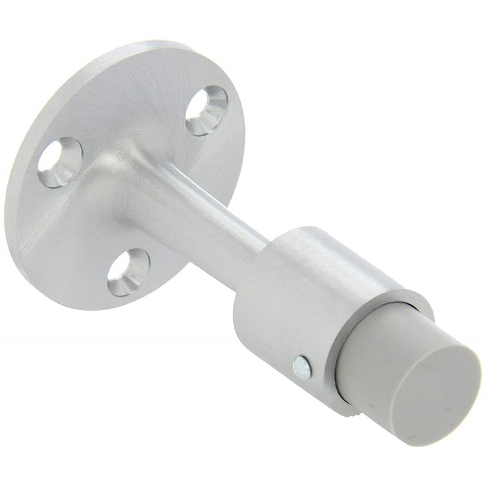 Rockwood - Stops; Type: Door Stop ; Finish/Coating: Satin Chrome ; Projection: 3-3/4 (Inch); Mount Type: Wall - Exact Tool & Supply