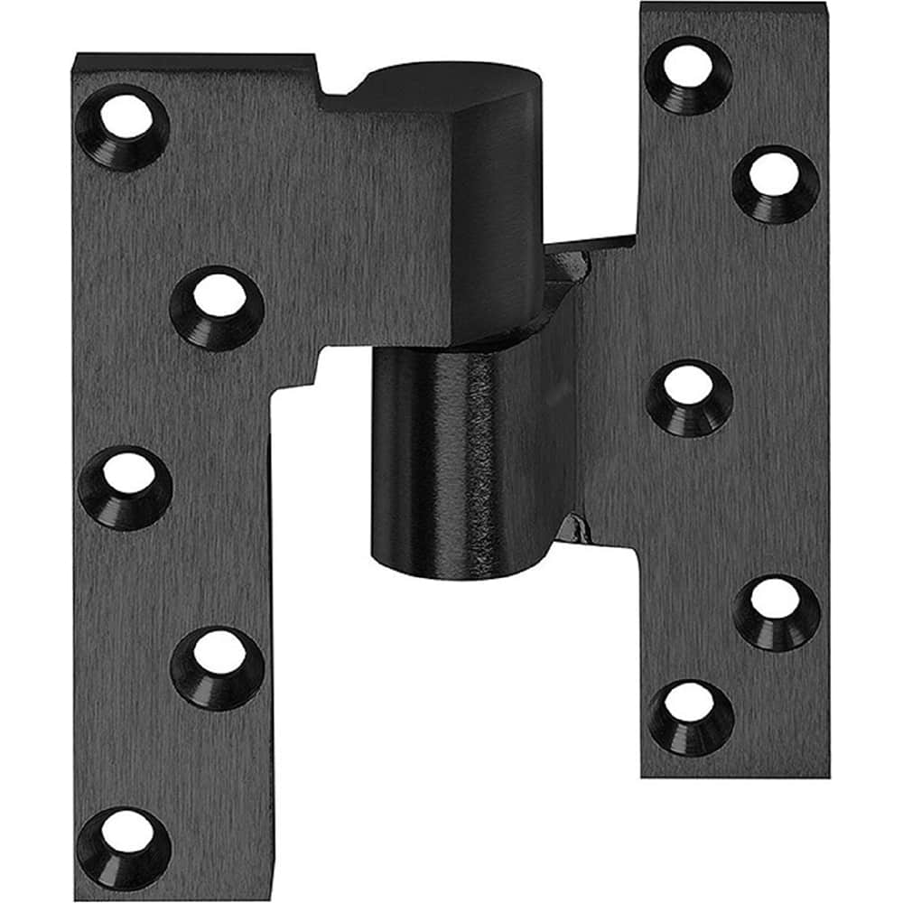 Rixson - Pivot Hinges; Finish/Coating: Oil Rubbed Bronze ; Material: Brass ; Type: Intermediate Regular Pivot ; Hand: Left Hand ; Leaf Height: 5 (Inch); Length (Inch): 4-1/4 - Exact Tool & Supply
