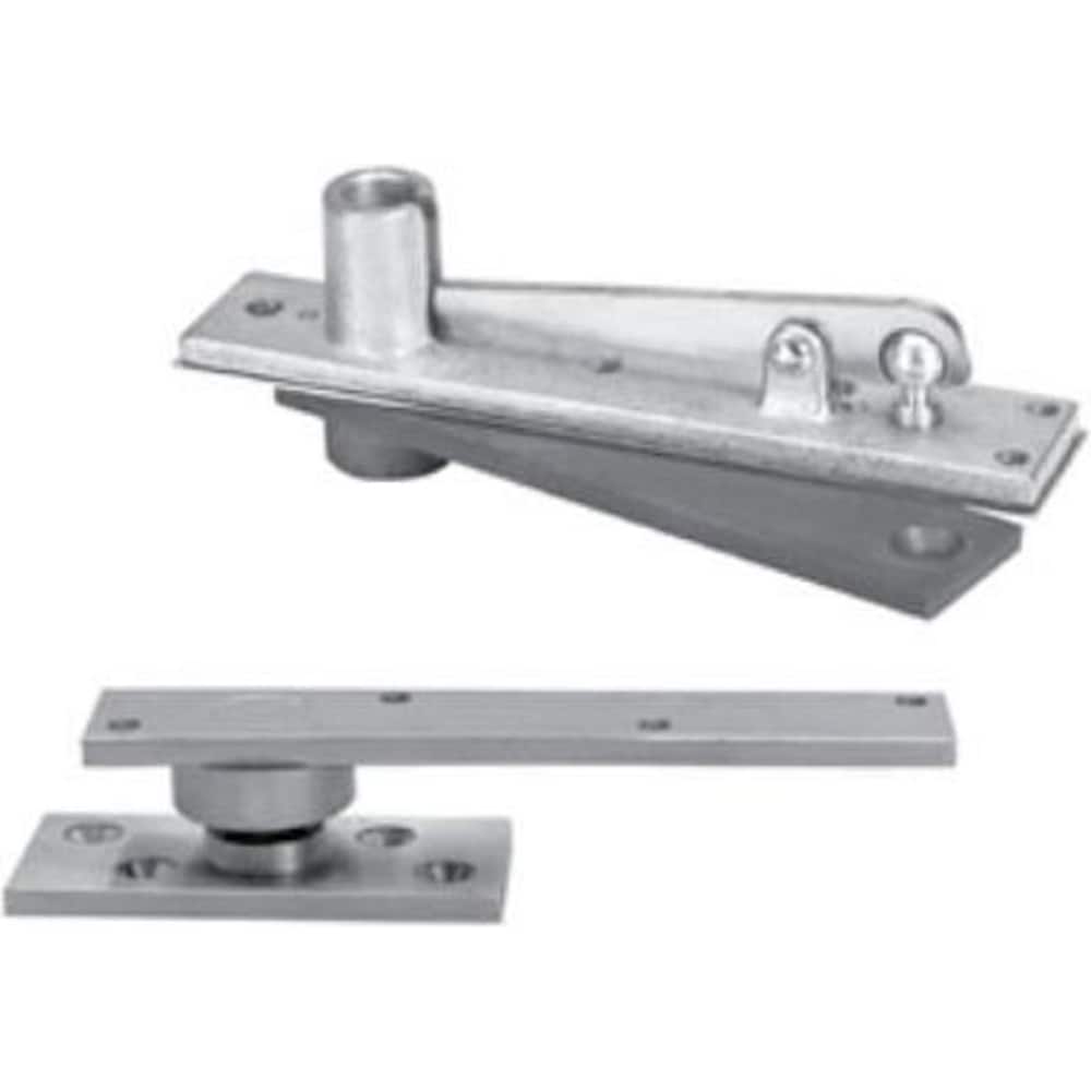 Rixson - Pivot Hinges; Finish/Coating: Oil Rubbed Bronze ; Material: Brass ; Type: Center Hung Pivot ; Hand: Non-Handed ; Leaf Height: 7 (Inch); Length (Inch): 6-3/4 - Exact Tool & Supply