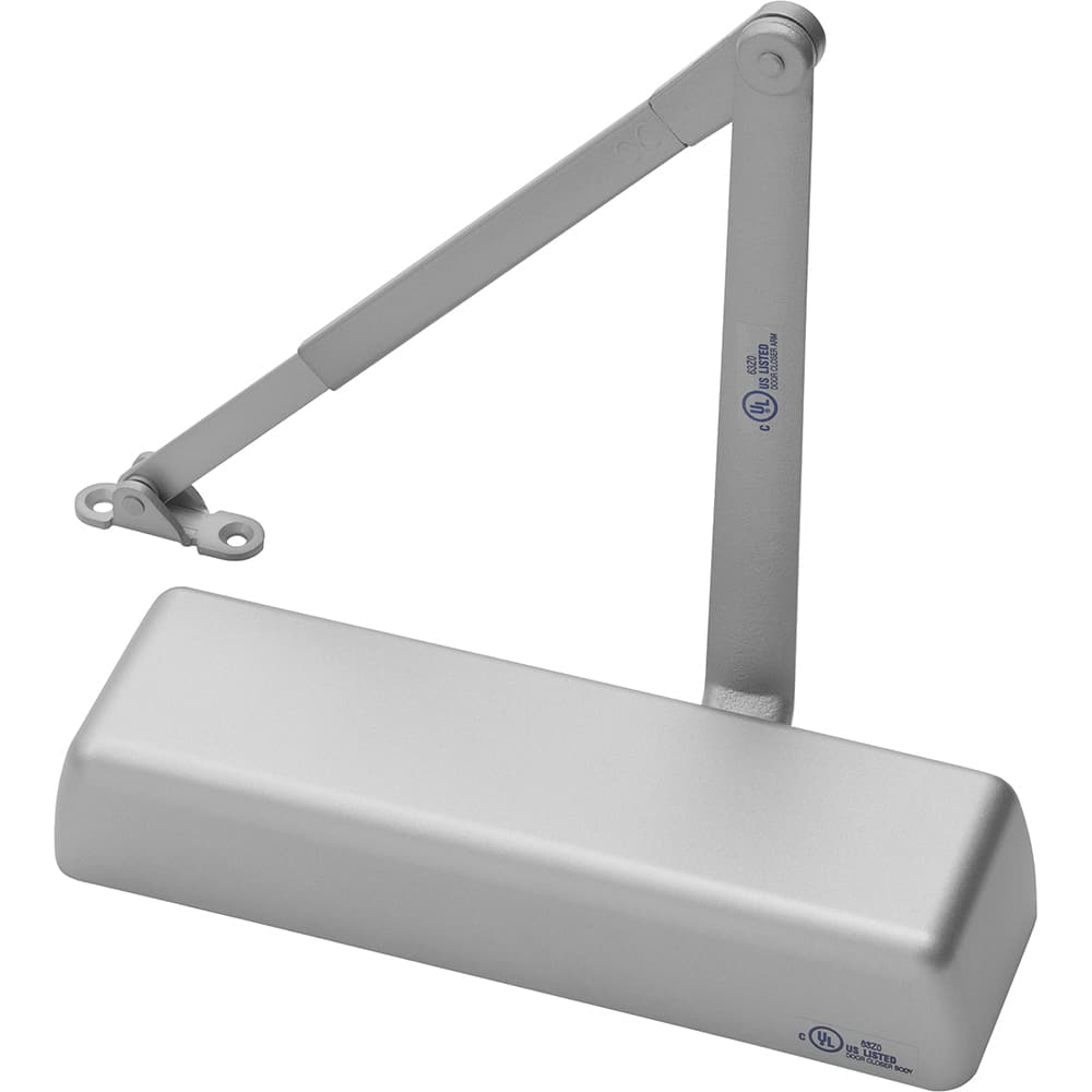 Yale - Manual Dampers; Closer Body Length: 12-1/4 (Inch); Finish/Coating: Aluminum Painted ; Door Thickness: 2-3/4 (Inch); Additional Information: Series: 5800 - Exact Tool & Supply