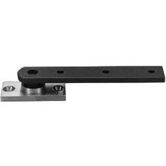 Rixson - Pivot Hinges; Finish/Coating: Satin Chrome ; Material: Brass ; Type: Center Hung Light-Duty/Light-Weight Pivot ; Hand: Non-Handed ; Leaf Height: 5-9/32 (Inch); Length (Inch): 6-9/16 - Exact Tool & Supply