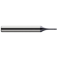 Harvey Tool - 0.7mm, 0.042" LOC, 4mm Shank Diam, 1.575" OAL, 4 Flute, Solid Carbide Square End Mill - Exact Tool & Supply
