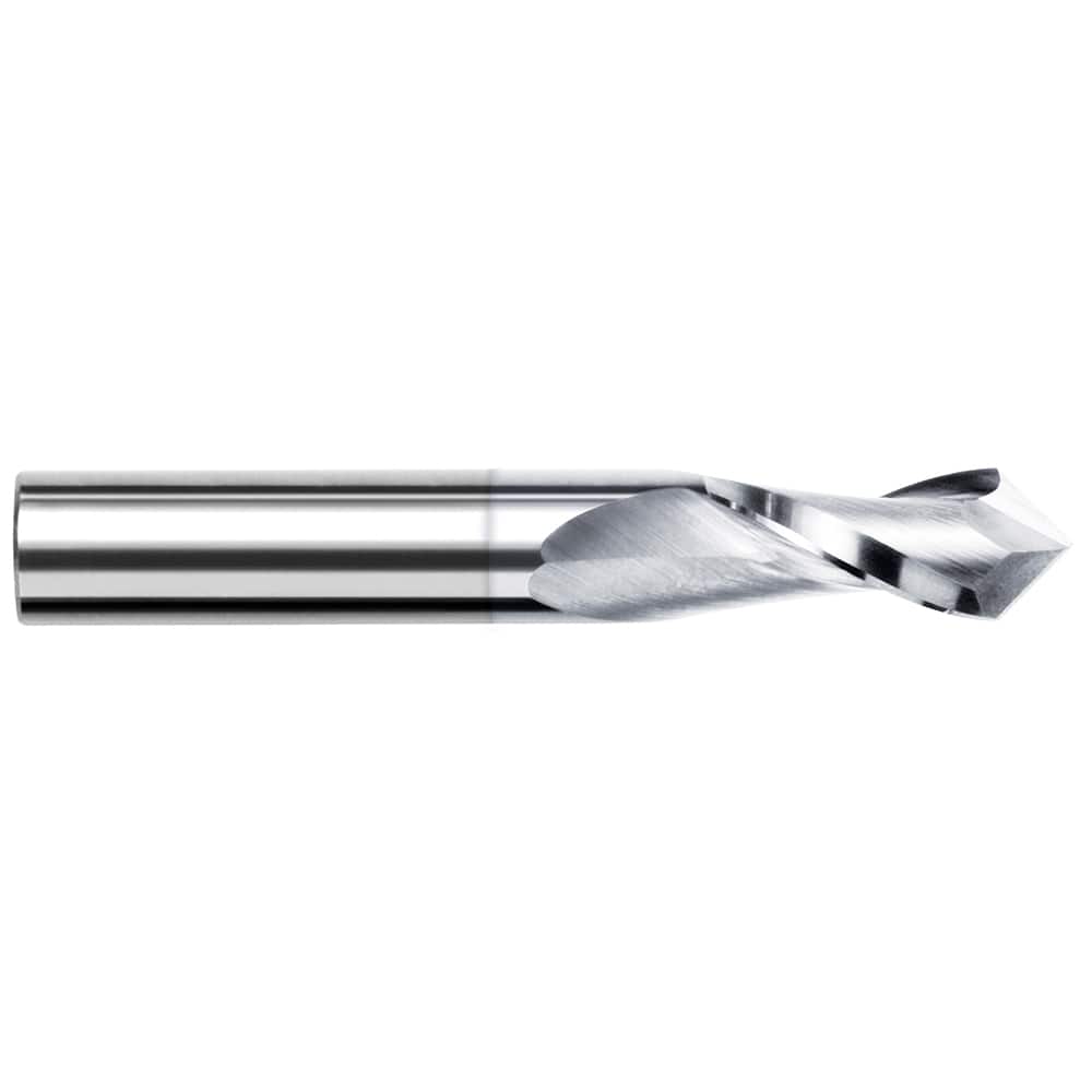 Harvey Tool - 1/4" Diam, 3/4" LOC, 2 Flute, 90° Point Angle, Solid Carbide Mill Drill - Exact Tool & Supply