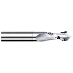 Harvey Tool - 1/4" Diam, 3/4" LOC, 2 Flute, 90° Point Angle, Solid Carbide Mill Drill - Exact Tool & Supply