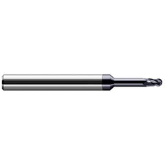 Harvey Tool - 1/8", 3/16" LOC, 1/8" Shank Diam, 4 Flute Solid Carbide Ball End Mill - Exact Tool & Supply