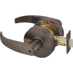 Yale - Lever Locksets; Door Thickness: 1-3/4 (Inch); Door Thickness: 1-3/4 ; Back Set: 2-3/4 (Inch); For Use With: Lavatory or Other Privacy Doors ; Finish/Coating: Oxidized Satin Dark Bronze (10B) ; Special Item Information: Privacy; Bedroom or Bath Loc - Exact Tool & Supply
