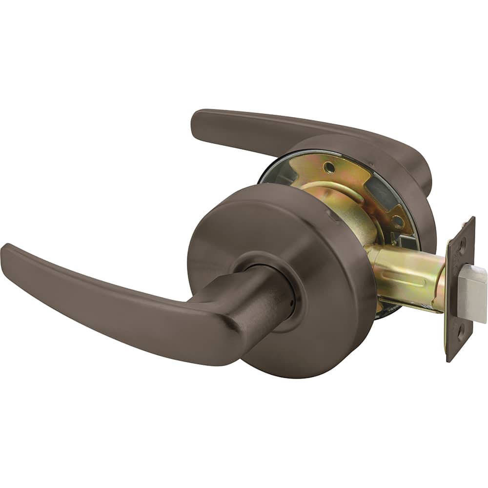 Yale - Lever Locksets; Door Thickness: 1-3/4 (Inch); Door Thickness: 1-3/4 ; Back Set: 2-3/4 (Inch); For Use With: Doors ; Finish/Coating: Oxidized Satin Dark Bronze (10B) ; Special Item Information: Passage or Closet Latch Function - Exact Tool & Supply