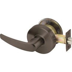 Yale - Lever Locksets; Door Thickness: 1-3/4 (Inch); Door Thickness: 1-3/4 ; Back Set: 2-3/4 (Inch); For Use With: Twin Communicating or Exit Doors ; Finish/Coating: Oxidized Satin Dark Bronze (10B) ; Special Item Information: Communicating Passage Lock - Exact Tool & Supply