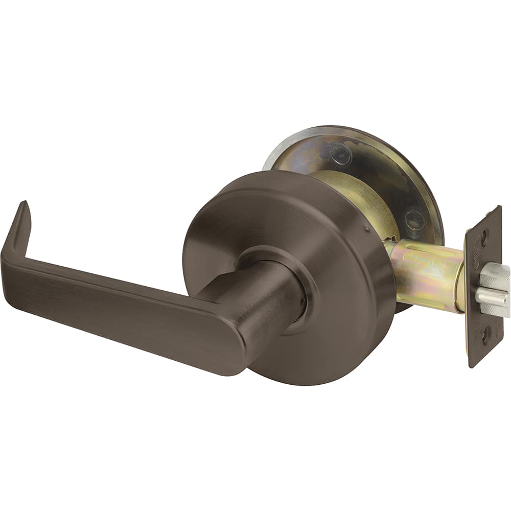 Yale - Lever Locksets; Door Thickness: 1-3/4 (Inch); Door Thickness: 1-3/4 ; Back Set: 2-3/4 (Inch); For Use With: Decorative Trim ; Finish/Coating: Oxidized Satin Dark Bronze (10B) ; Special Item Information: Single Dummy Trim Function - Exact Tool & Supply