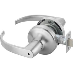 Yale - Lever Locksets; Door Thickness: 1-3/4 (Inch); Door Thickness: 1-3/4 ; Back Set: 2-3/4 (Inch); For Use With: Lavatory or Other Privacy Doors ; Finish/Coating: Satin Chrome ; Special Item Information: Privacy; Bedroom or Bath Lock Function - Exact Tool & Supply