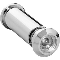 Yale - Viewers/Peepholes; Viewing: 190 deg. Door Viewer ; Style: Door Viewer ; Material: Brass ; Finish/Coating: Bright Chrome ; UL Rated: Yes - Exact Tool & Supply