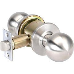 Yale - Lever Locksets; Door Thickness: 1-3/4 (Inch); Door Thickness: 1-3/4 ; Back Set: 2-3/4 (Inch); For Use With: Doors ; Finish/Coating: Satin Stainless Steel ; Special Item Information: Passage or Closet Latch Function - Exact Tool & Supply