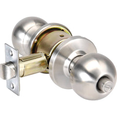 Yale - Lever Locksets; Door Thickness: 1-3/4 (Inch); Door Thickness: 1-3/4 ; Back Set: 2-3/4 (Inch); For Use With: Lavatory or Other Privacy Doors ; Finish/Coating: Satin Stainless Steel ; Special Item Information: Privacy; Bedroom or Bath Lock Function - Exact Tool & Supply