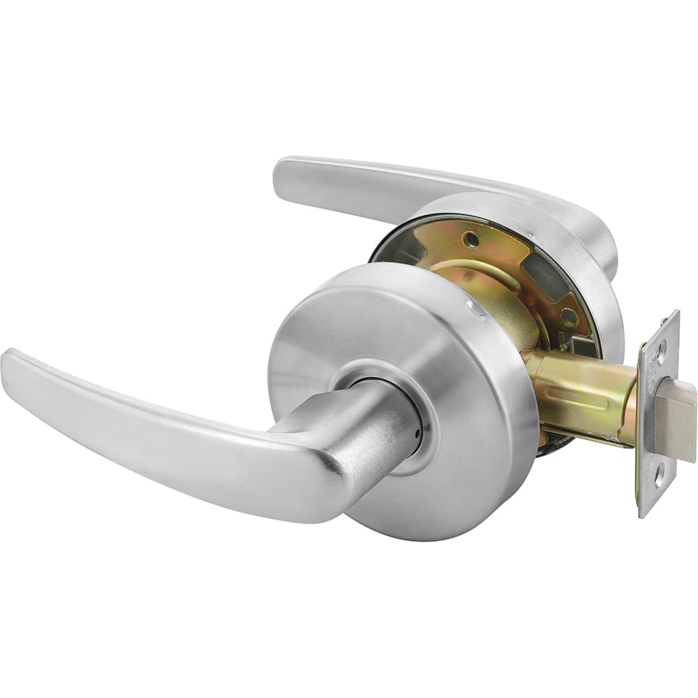 Yale - Lever Locksets; Door Thickness: 1-3/4 (Inch); Door Thickness: 1-3/4 ; Back Set: 2-3/4 (Inch); For Use With: Doors ; Finish/Coating: Satin Chrome ; Special Item Information: Passage or Closet Latch Function - Exact Tool & Supply