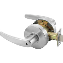 Yale - Lever Locksets; Door Thickness: 1-3/4 (Inch); Door Thickness: 1-3/4 ; Back Set: 2-3/4 (Inch); For Use With: Lavatory or Other Privacy Doors ; Finish/Coating: Satin Chrome ; Special Item Information: Privacy; Bedroom or Bath Lock Function - Exact Tool & Supply