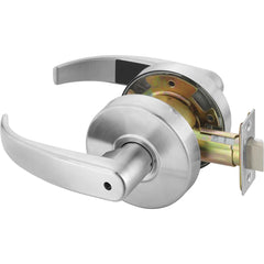 Yale - Lever Locksets; Door Thickness: 1-3/4 (Inch); Door Thickness: 1-3/4 ; Back Set: 2-3/4 (Inch); For Use With: Lavatory or Other Privacy Doors ; Finish/Coating: Satin Chrome ; Special Item Information: Privacy; Bedroom or Bath Lock Function - Exact Tool & Supply