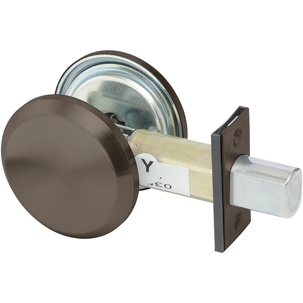 Yale - Deadbolts; Door Thickness Range: 1-3/8 - Exact Tool & Supply
