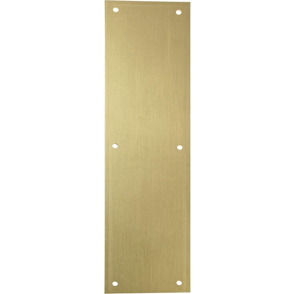 Rockwood - Push Plates; Type: Push Plate ; Overall Length (Inch): 16 ; Finish/Coating: Satin Stainless Steel - Exact Tool & Supply