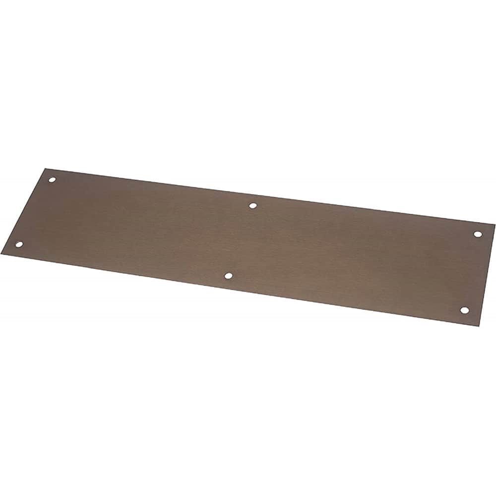 Rockwood - Push Plates; Type: Push Plate ; Overall Length (Inch): 16 ; Finish/Coating: Oil Rubbed Bronze - Exact Tool & Supply