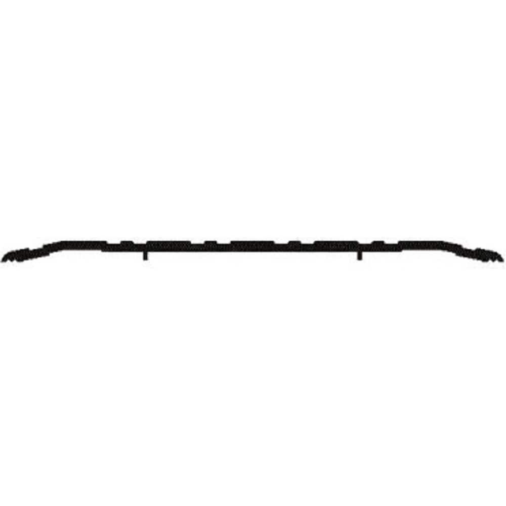 Pemko - Thresholds; Height (Inch): 1/4 ; Length (Inch): 36 ; Width (Inch): 6 ; Finish/Coating: Anodized; Dark Bronze - Exact Tool & Supply