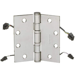 Yale - Commercial Hinges; Length (Inch): 4-1/2 ; Thickness (Decimal Inch): 0.1340 ; Number of Knuckles: 5.000 ; Stanley Finish Code: US26D ; Finish/Coating: US26D ; Box Quantity: 3 - Exact Tool & Supply
