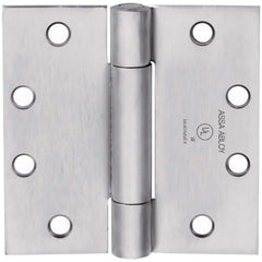 Yale - Commercial Hinges; Length (Inch): 4-1/2 ; Thickness (Decimal Inch): 0.1800 ; Number of Knuckles: 3.000 ; Stanley Finish Code: US26D ; Finish/Coating: US26D ; Box Quantity: 3 - Exact Tool & Supply