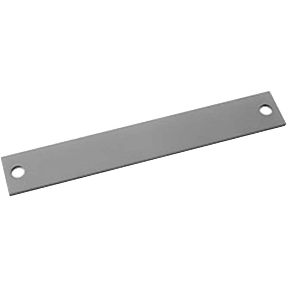Rockwood - Filler Plates; Type: Door Edge Filler Plate ; Length (Inch): 8 ; Width (Inch): 1-1/4 ; Material: Steel ; Finish/Coating: Prime Coated - Exact Tool & Supply