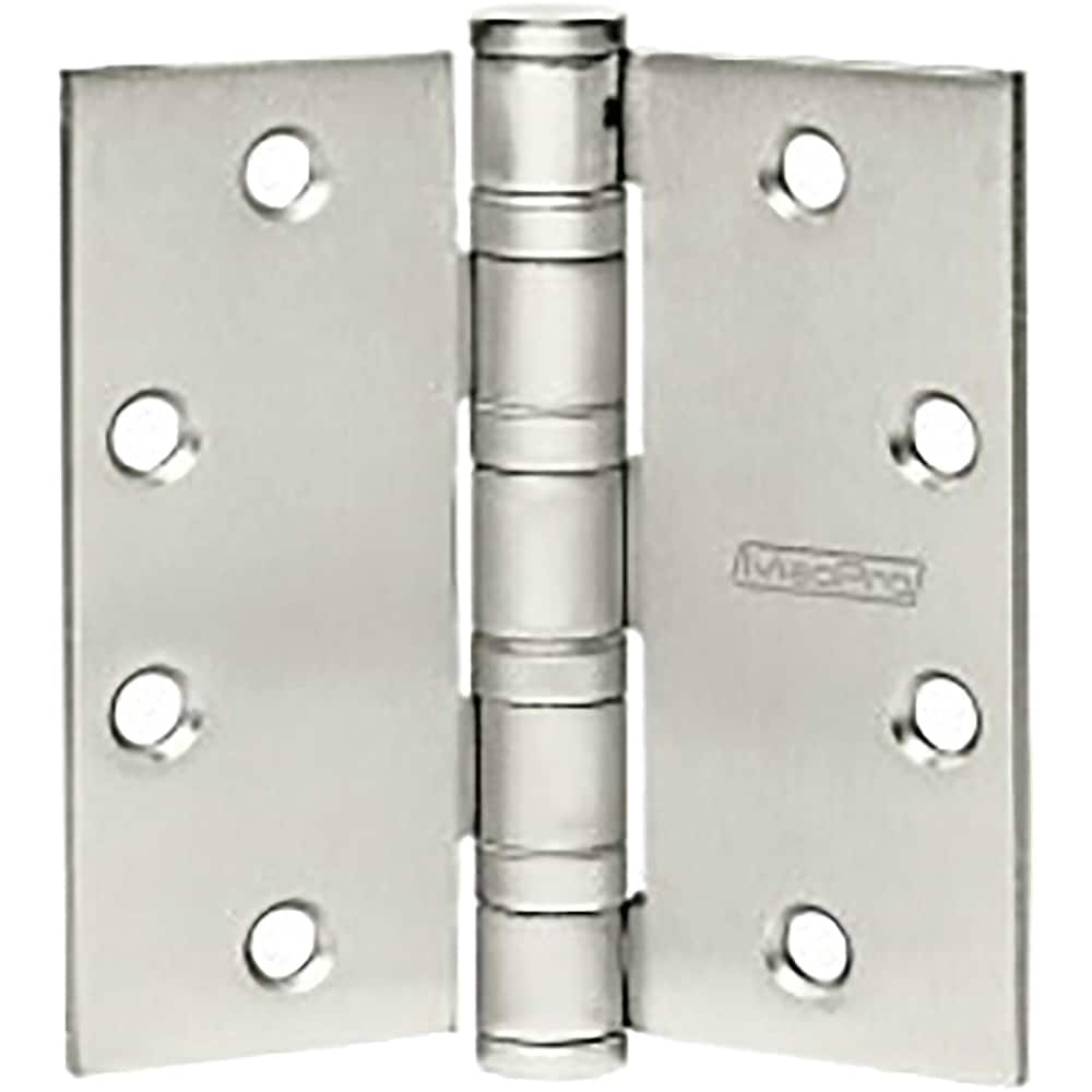 Yale - Commercial Hinges; Length (Inch): 4-1/2 ; Thickness (Decimal Inch): 0.1800 ; Number of Knuckles: 5.000 ; Stanley Finish Code: US32D ; Finish/Coating: US32D ; Box Quantity: 3 - Exact Tool & Supply