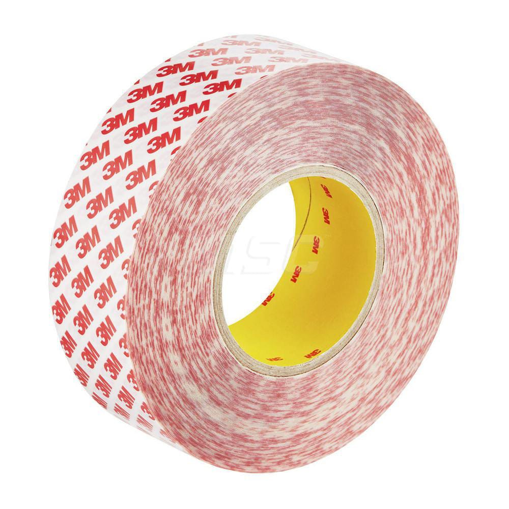 3M - Double Sided Tape; Material Family: Polyester Film ; Length Range: 36 yd. - Exact Tool & Supply