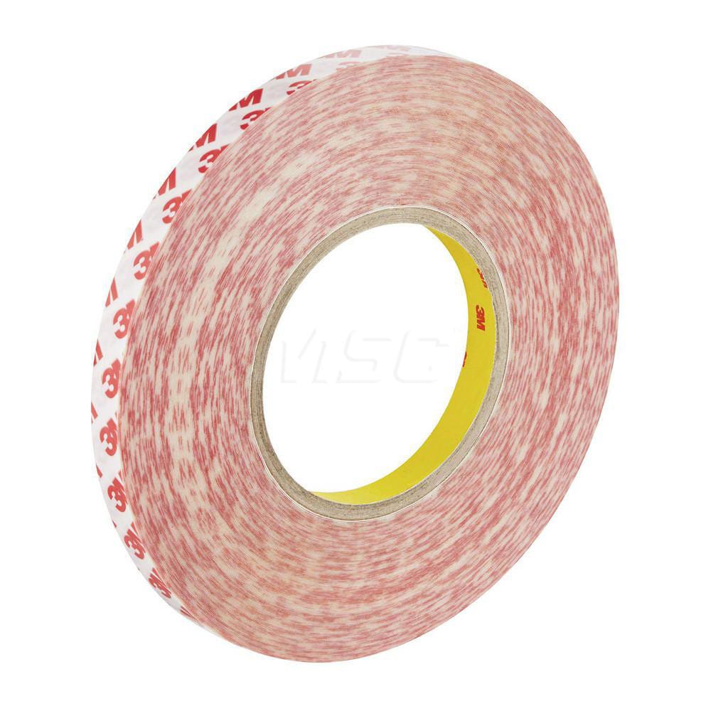 3M - Double Sided Tape; Material Family: Polyester Film ; Length Range: 36 yd. - Exact Tool & Supply