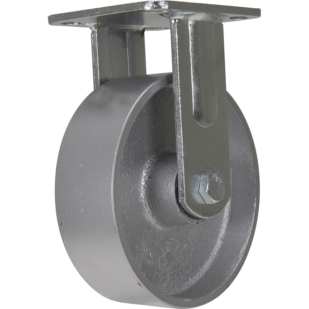 Vestil - Standard Casters; Mount: With Holes ; Style: Rigid ; Wheel Diameter: 6 (Inch); Wheel Width: 2 (Inch); Overall Height (Inch): 7-1/2 ; Load Capacity (Lb.): 1543.000 - Exact Tool & Supply