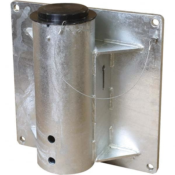 THERN - Davit Crane Bases Base Type: Wall Mount Base Finish/Coating: Galvanized - Exact Tool & Supply