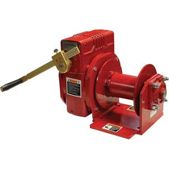THERN - Winches Type: Worm Gear Hand Winch Line Pull Capacity (Lb.): 4,000 - Exact Tool & Supply