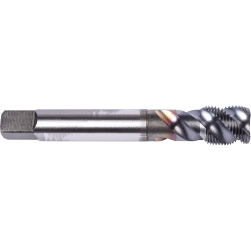 M10 1.25 MM 3 Flute Union Butterfield HSS-PM TiCN Applix M Machine Tap Spiral Flute 50 DIN/ANSI E-code # 1677APM10X1.25 - Exact Tool & Supply