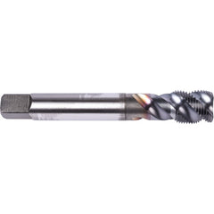 M10 1.25 MM 3 Flute Union Butterfield HSS-PM TiCN Applix M Machine Tap Spiral Flute 50 DIN/ANSI E-code # 1677APM10X1.25 - Exact Tool & Supply