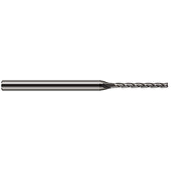 Harvey Tool - 1/16", 5/8" LOC, 1/8" Shank Diam, 2-1/2" OAL, 4 Flute, Solid Carbide Square End Mill - Exact Tool & Supply