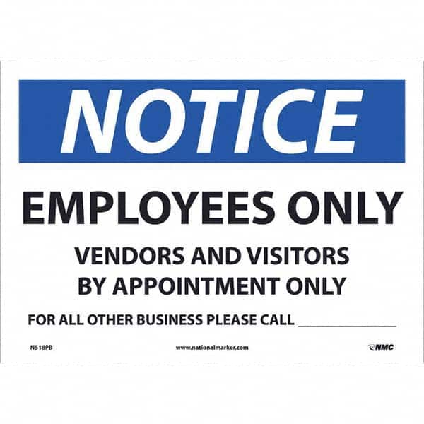 NMC - Safety & Facility Labels Message Type: Security & Admittance Header: NOTICE - Exact Tool & Supply