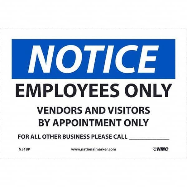 NMC - Safety & Facility Labels Message Type: Security & Admittance Header: NOTICE - Exact Tool & Supply